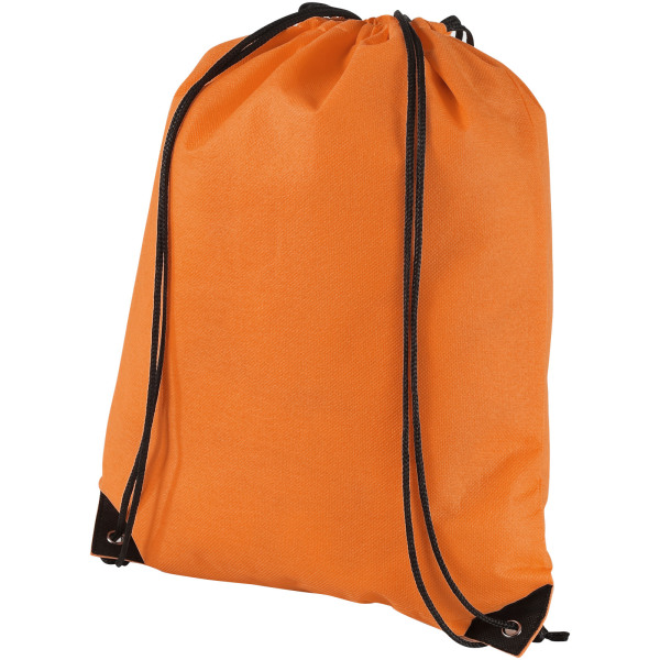 Evergreen non-woven drawstring backpack 5L - Orange