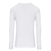 Long John - Women's roll sleeve T-shirt White S