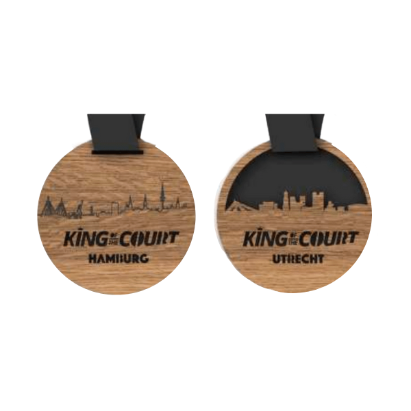 Houten medaille