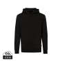 Iqoniq Jasper recycled cotton hoodie, black (XL)