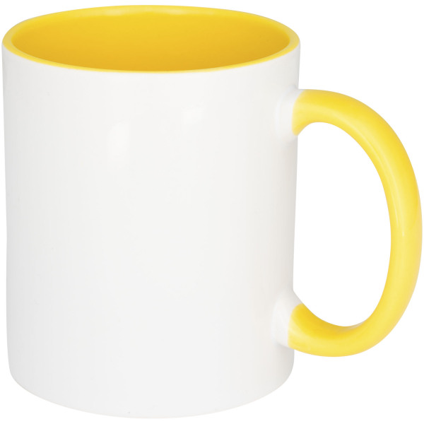Pix 330 ml ceramic sublimation colour pop mug - Yellow