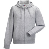 Authentic Full Zip Hooded Sweatshirt Light Oxford XS