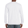 Gildan T-shirt Ultra Cotton LS unisex 000 white S