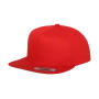 Classic 5 Panel Snapback - Red - One Size