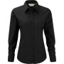 Ladies' Long Sleeve Easy Care Oxford Shirt Black XS