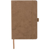 Carbony A5 suède notitieboek - Bruin