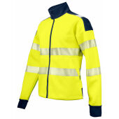 6111 Sweatshirt full zip W Yellow/Navy XS