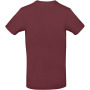 #E190 Men's T-shirt Burgundy 3XL
