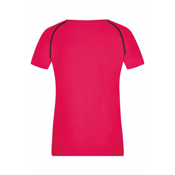 Ladies' Sports T-Shirt - bright-pink/titan - L
