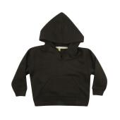 Baby/Toddler Hooded Sweatshirt, Black, 6-12, Larkwood