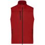 Men's Softshell Vest - red - S