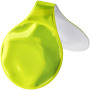 RFX™ kleine ronde reflecterende pvc magneet - Neongeel