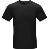 Azurite GOTS økologisk, kortærmet T-shirt til mænd - Ensfarvet sort - 3XL