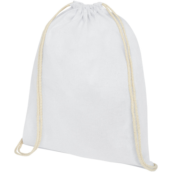 Cotton drawstring backpack Oregon 140 g/m 5L