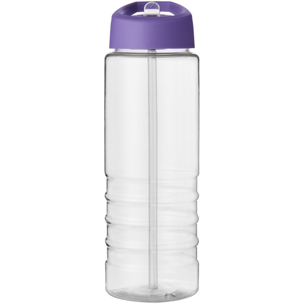 H2O Active® Treble 750 ml spout lid sport bottle - Transparent/Purple