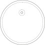 RFX™ H-09 ronde reflecterende TPU hanger - Neongeel
