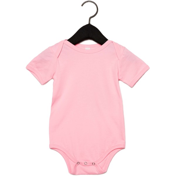 Baby short sleeve onesie Pink 3/6M