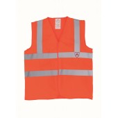 High Visibility And Flame Retardant Gilet Hi Vis Orange S
