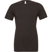 Men triblend Crew Neck T-shirt Charcoal Black Triblend XS