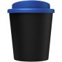 Americano® Espresso Eco 250 ml recycled tumbler - Solid black/Mid blue