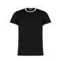 Fashion Fit Ringer Tee - Black/White - XS