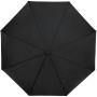 Birgit 21'' foldable windproof recycled PET umbrella - Solid black