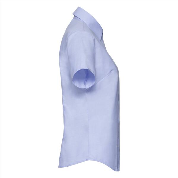 RUS Ladies Shortsleeve Clas. Oxford Shirt, Oxford Blue, 6XL