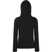 Lady-fit Premium Hooded Sweat Jacket (62-118-0) Black S