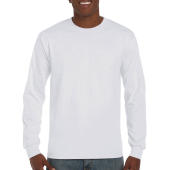 Ultra Cotton Adult T-Shirt LS - White - 5XL