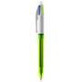 BIC® 4 Colours Fluo balpen + lanyard 4 Colours Fluo ballpen LP clear yellow_UP white_RI black