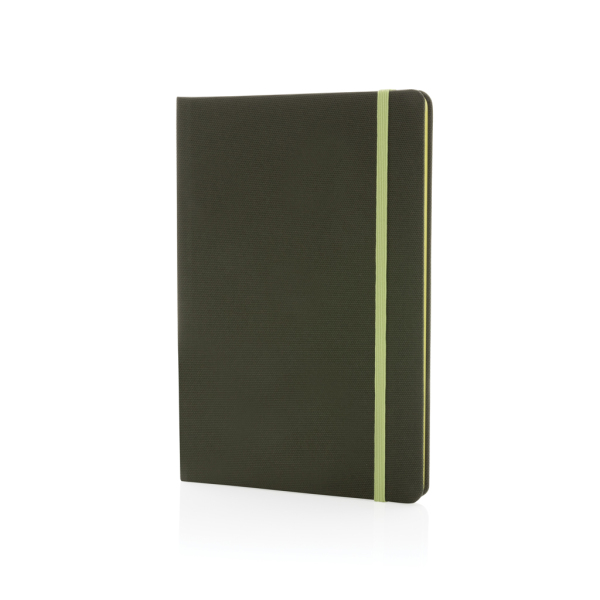 GRS-gecertificeerd RPET A5-notebook, groen