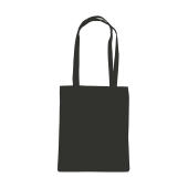 Guildford Cotton Shopper/Tote Shoulder Bag - Black - One Size