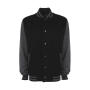 Varsity Jacket - Black/Charcoal - 3XL
