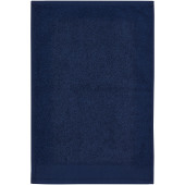 Chloe 550 g/m² håndklæde i bomuld 30x50 cm - Marineblå