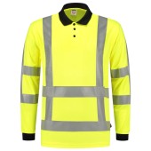 Poloshirt RWS Birdseye Lange Mouw 203005 Fluor Yellow S