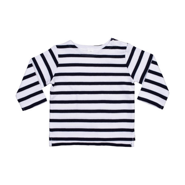 Baby Breton Top - White/Navy