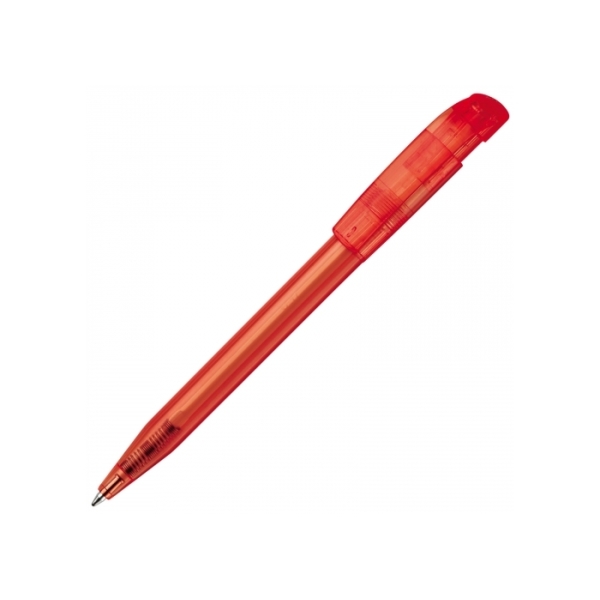 Balpen S45 Clear transparant - Transparant Rood