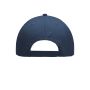 MB6135 6 Panel Polyester Peach Cap - navy - one size
