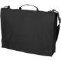 Santa Fe 2-buckle closure conference bag 6L - Solid black