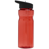 H2O Active® Base 650 ml bidon met fliptuitdeksel - Rood/Zwart
