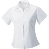 Ladies' Short Sleeve Classic Twill Shirt White XXL