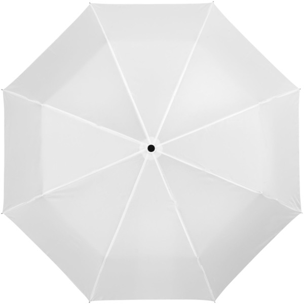 Alex 21.5" foldable auto open/close umbrella - White