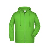 Men's Zip Hoody - lime-green - 5XL