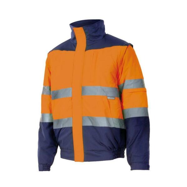 TWO-TONE HIGH VISIBILITY PADDED JACKET