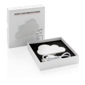 Pocket cloud draadloze mobiele opslag, wit