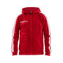 Craft Pro Control hood jacket jr br.red/white 158/164
