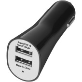 Pole dubbele auto adapter - Zwart