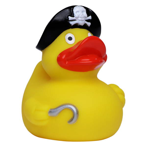 Squeaky duck pirate with hat