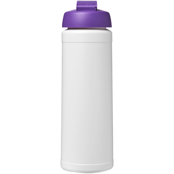 Baseline® Plus 750 ml flip lid sport bottle - White/Purple
