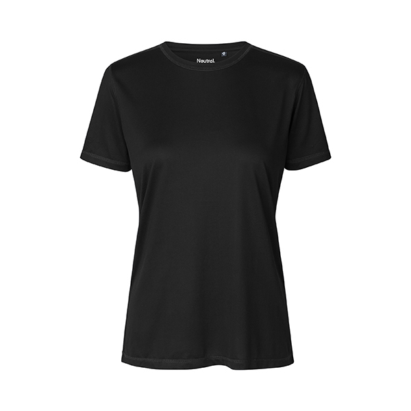Neutral recycled ladies sportshirt-Black-XXL